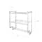 Organize It All 2-Tier Wall Mounted Shelf & Towel Rack